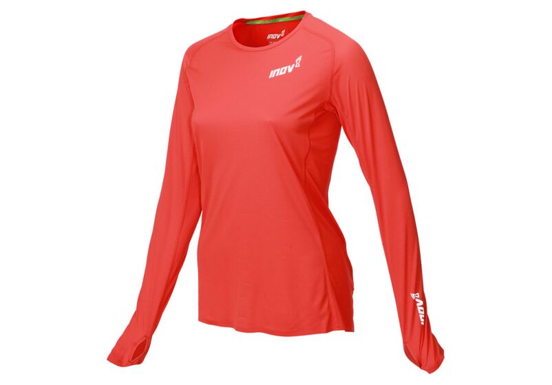 Inov-8 Base Elite 2.0 Long Sleeve Base Layer Dam Röda Rea HRSQ92580